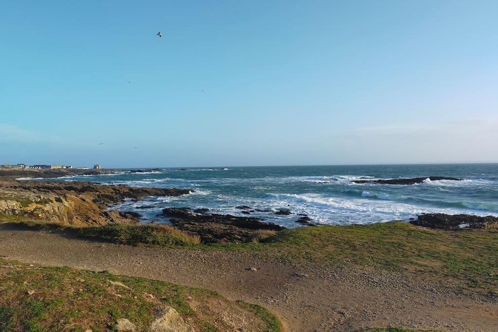 T2 Neuf Au Pied De La Plage Saint-Pierre-Quiberon Buitenkant foto