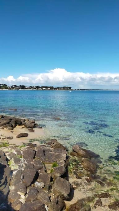 T2 Neuf Au Pied De La Plage Saint-Pierre-Quiberon Buitenkant foto